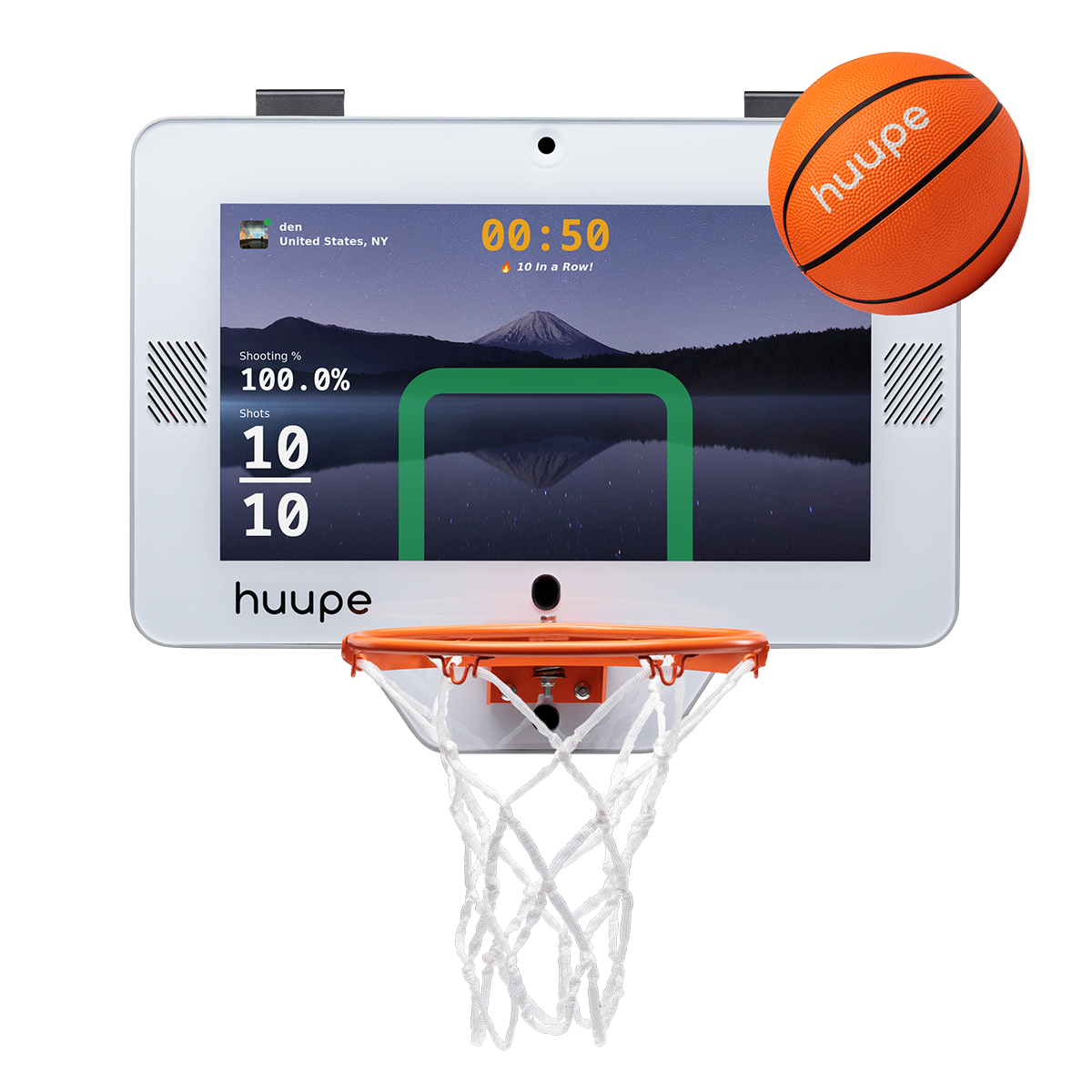 huupe mini smart basketball hoop with ball